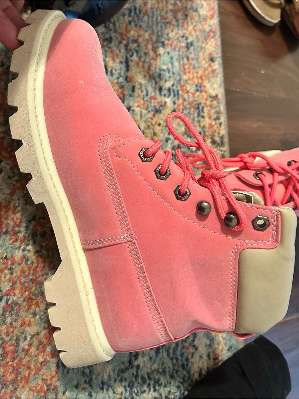 Pink Waterproof Work Boot - Picture 3 of 5